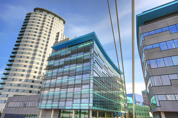 THE BBC AND THE HEART OF MEDIA CITY HDR MSP0002978