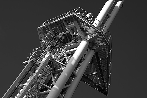 SALFORD QUAYS LIFT BRIDGE MONO HDR MSP0002050