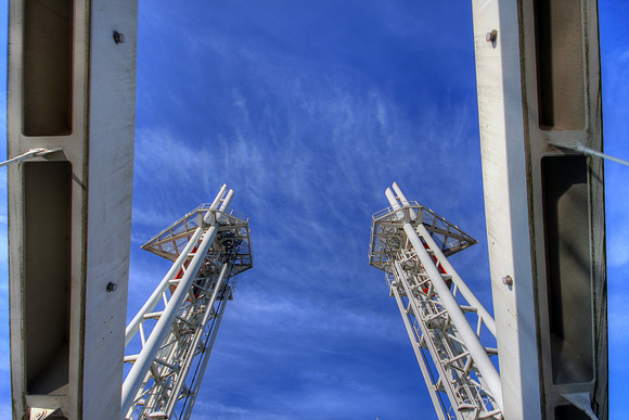 SALFORD QUAYS LIFT BRIDGE HDR MSP0002979