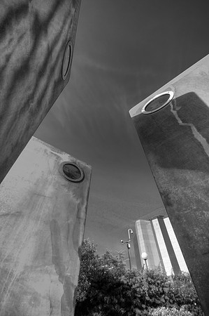 SALFORD QUAYS CARDS IN MONO HDR MSP0002973