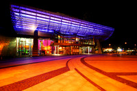 SALFORD QUAYS THE LOWRY AT NIGHT MSP0000577