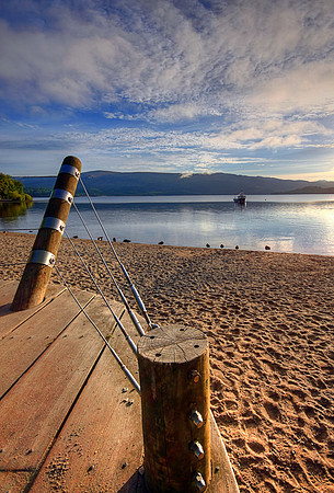 SUNRISE ON LOCH LOMOND HDR MSP0002556
