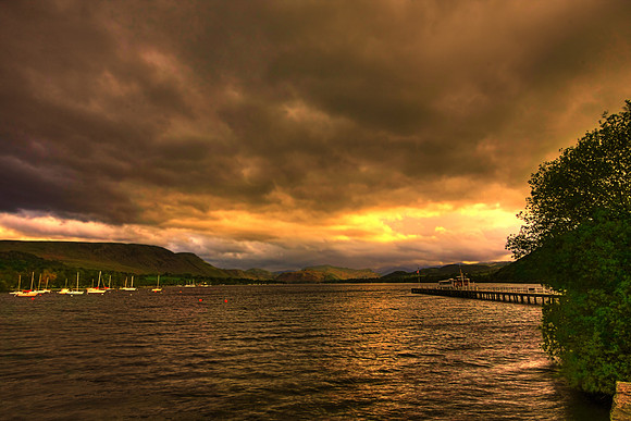 SUNRISE ON ULLSWATER HDR 2 MSP0001975
