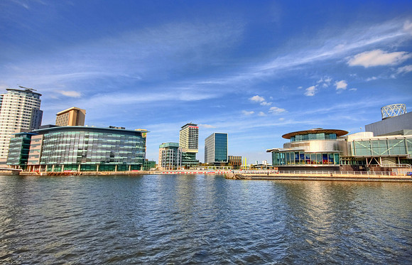 MEDIA CITY SALFORD QUAYS WATERFRONT HDR MSP0002588