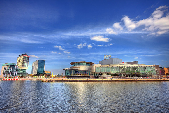 MEDIA CITY SALFORD QUAYS WATERFRONT HDR MSP0002587