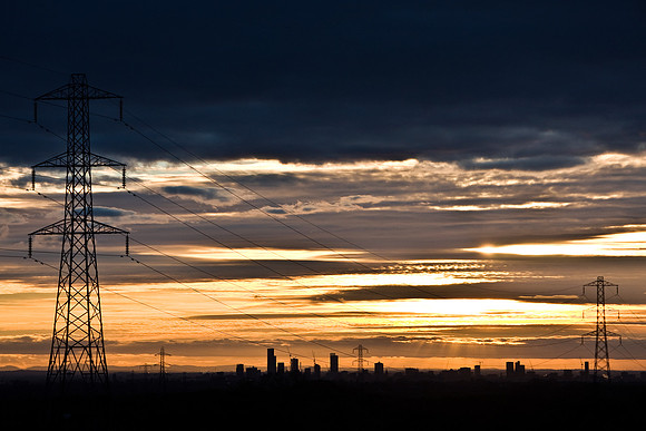 MANCHESTER SKYLINE SUNSET MSP0005074